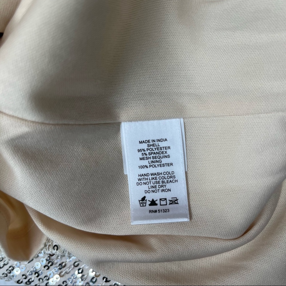 NWT 1.State Sequin Wide Strap Draped Tank Top Size M - Picture 3 of 9